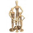 Manekin drewniany flexi, 30cm