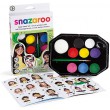 Uniwersalny, zestaw farb Snazaroo, 8 kolorów + akcesoria