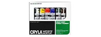 Farby akrylowe Cryla Artists' Acrylic, Daler-Rowney, 6 x 22ml