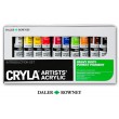 Farby akrylowe Cryla Artists' Acrylic, Daler-Rowney, 10 x 22ml