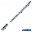 Srebrny metalik, pisak Metallic Marker, Staedtler