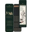 Ołówki rysunkowe Castell 9000 , Faber-Castell, 6 sztuk