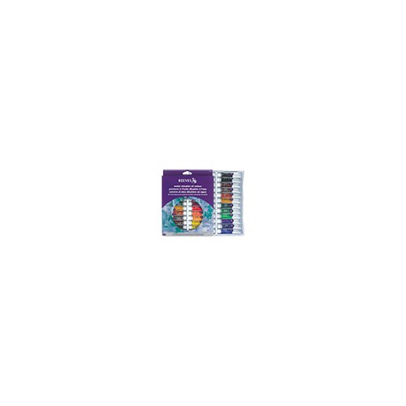 Wodorozcieńczalne farby olejne Reeves, 24 x 10ml