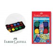 Farby akwarelowe &#934; 24mm, Faber-Castell, 8 kolorów