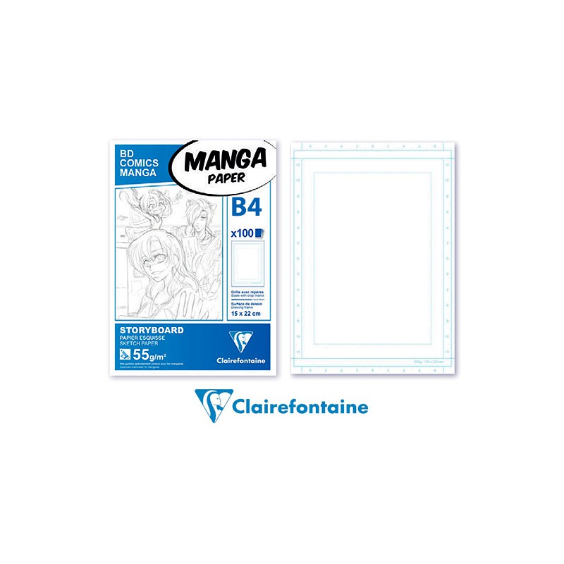 Clairefontaine Manga Storyboard Pad - A5