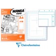 Blok Manga & Comics 200g, (podział 6) Clairefontaine A4