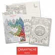 Alpejskie pejzaże, pocztówki do kolorowania, Caran d'Ache, 12x16