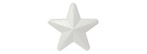 Gwiazda, figura styropianowa do dekoracji, 150mm