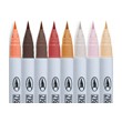 Clean Color, Kuretake, Neutral colors 8szt