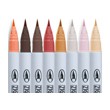 Clean Color, Kuretake, Neutral colors 8szt