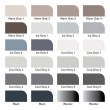 grey black tones paleta