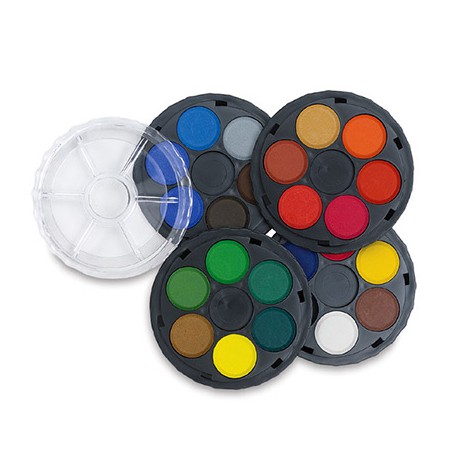 Zestaw akwareli w guziczkach