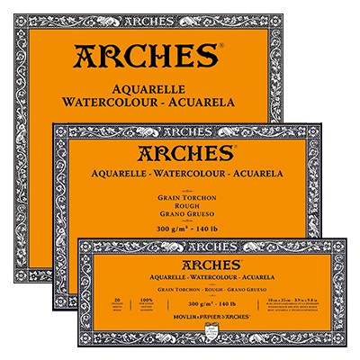 Blok Arches RGH 300g 20ark. 10 x 25 cm