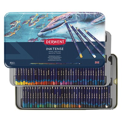 Tusz w kredce Inktense, Derwent, 72 kolory