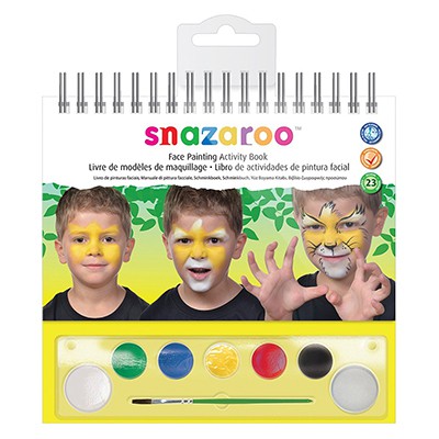 Activity Book, zestaw farb Snazaroo, 8 elementów