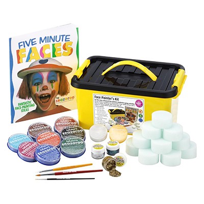 Face Painters Kit 600, zestaw farb Snazaroo, 27 elementów