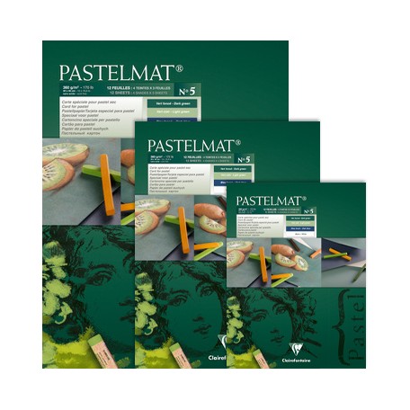 Pastelmat green tones