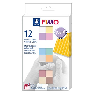 Zestaw Fimo soft i effect, Pastel, 12 x 25 g