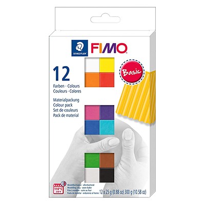 Zestaw Fimo soft, Basic, 12 x 25 g
