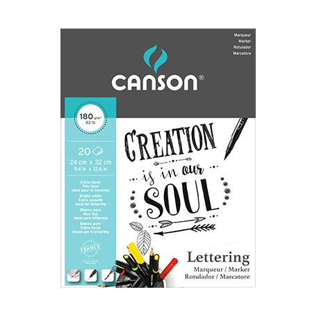 canson lettering marker pad