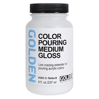 Color Pouring Medium Gloss, Golden 237 ml