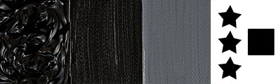 759 Mars black, farba akrylowa Abstract Sennelier 120ml