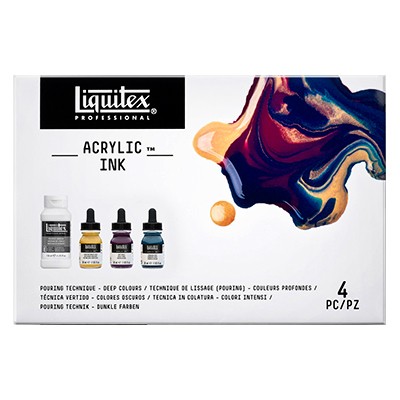 Zestaw do pouringu Liquitex, deep colours