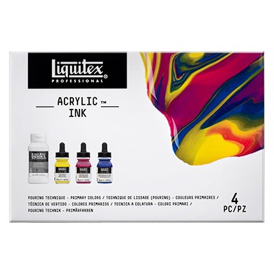 Zestaw do pouringu Liquitex, primary colours