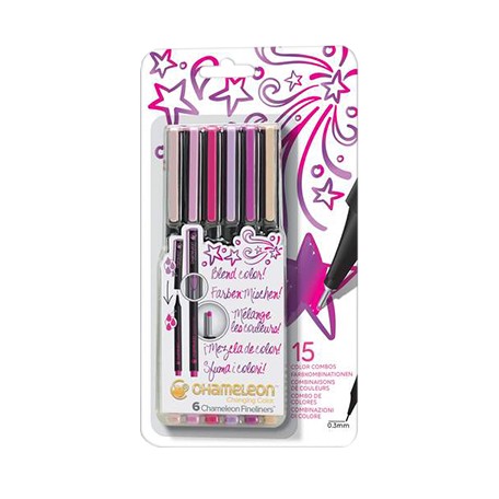 floral colors chameleon fineliners