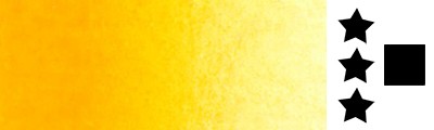 533 Cadmium yellow deep, farba akwarelowa L'Aquarelle, półkostka