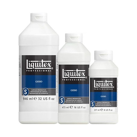  Liquitex Professional Gesso Surface Prep Medium, 237ml