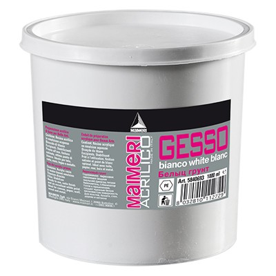 Gesso akrylowe Acrilico, Maimeri, 1000ml