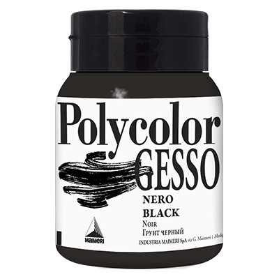 czarne gesso maimeri polycolor