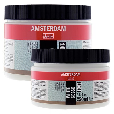 Gesso białe Amsterdam, white gesso 500ml