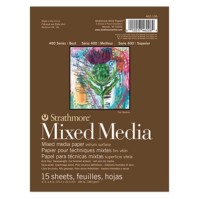 Blok Mixed Media Strathmore, 15 x 20 cm