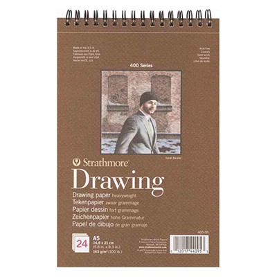 Szkicownik Drawing Strathmore, 24 ark. 163 g, A5