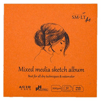 Blok Mixed Media SMLT 14 x 14 cm, 200 g
