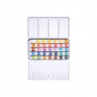 watercolour white night metal tin