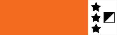 653 Fluorescent orange, farba akrylowa System 3, 75ml.