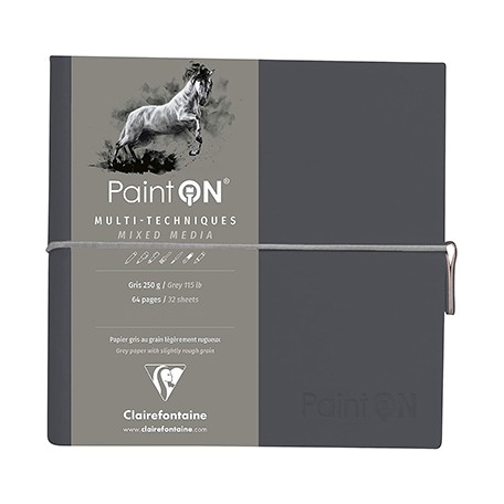 paint on gris clairefontaine