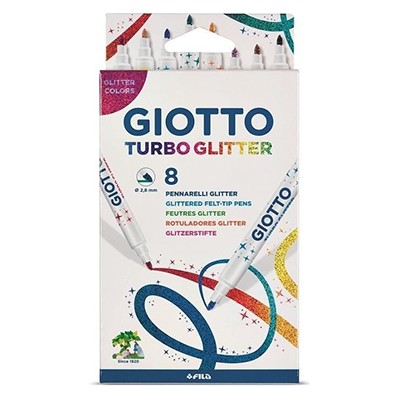 Pisaki metaliczne Giotto Turbo Glitter