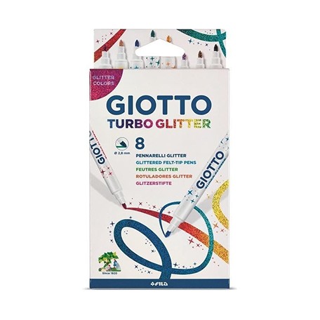 Pisaki metaliczne Giotto Turbo Glitter