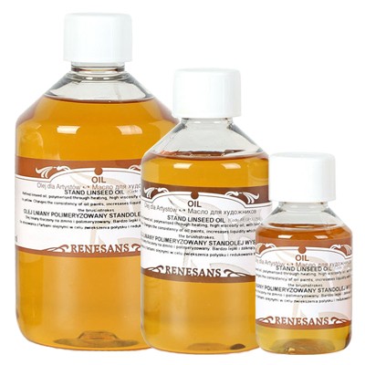 Olej lniany polimeryzowany Renesans, 250 ml