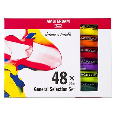 Farby akrylowe Talens Amsterdam, 48 x 20 ml