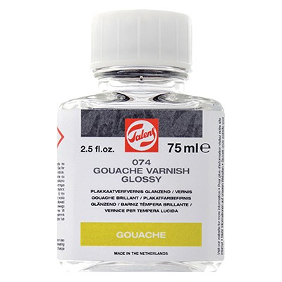 Werniks z połyskiem do gwaszy 074, Talens, 75 ml