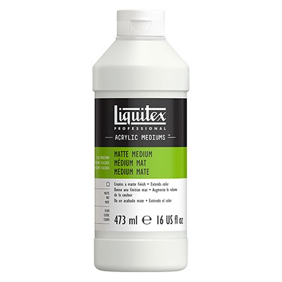 Medium matowe do farb akrylowych, Liquitex 473ml