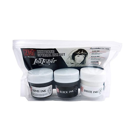 inktober set ink kuretake