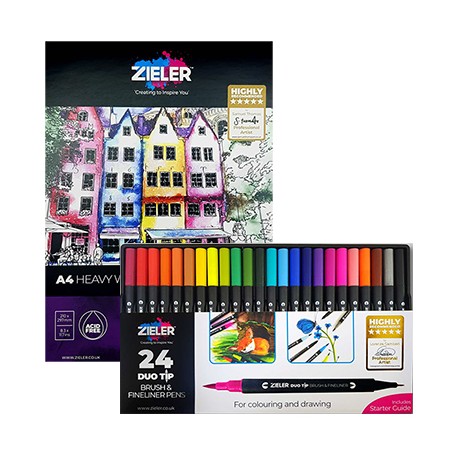 duo tip brush fineliner zieler