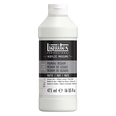 matte pouring medium liquitex