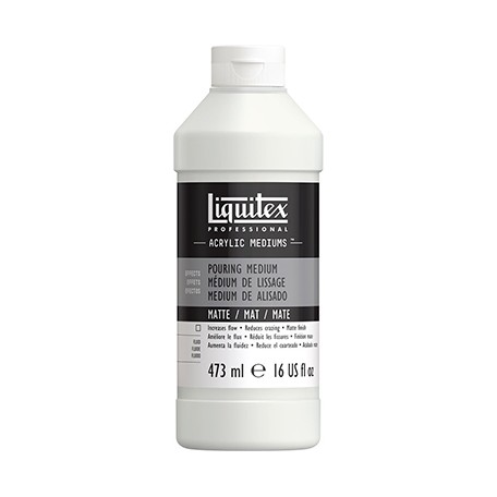 matte pouring medium liquitex